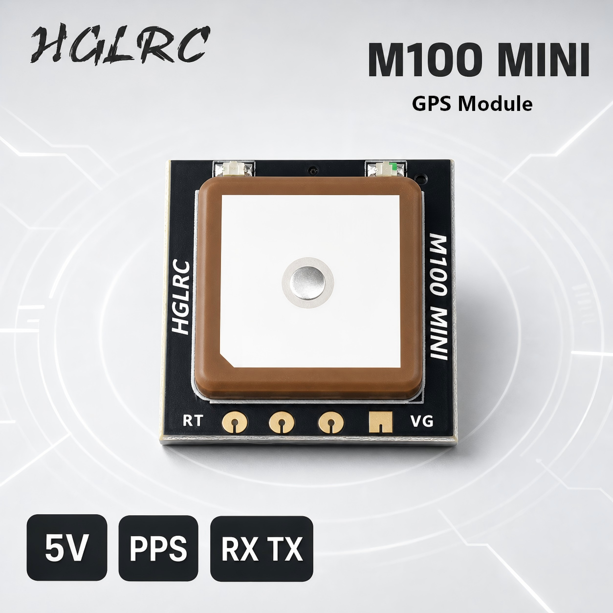 Drone Rc Gps - HGLRC M100 MINI GPS Module M10