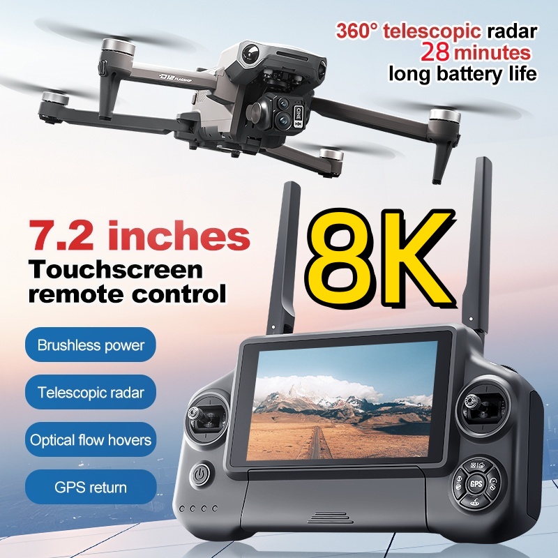 8K 3 Axis Gimbal Brushless 7.2 - Drone Gps Rc Tt36 recensie en prijs