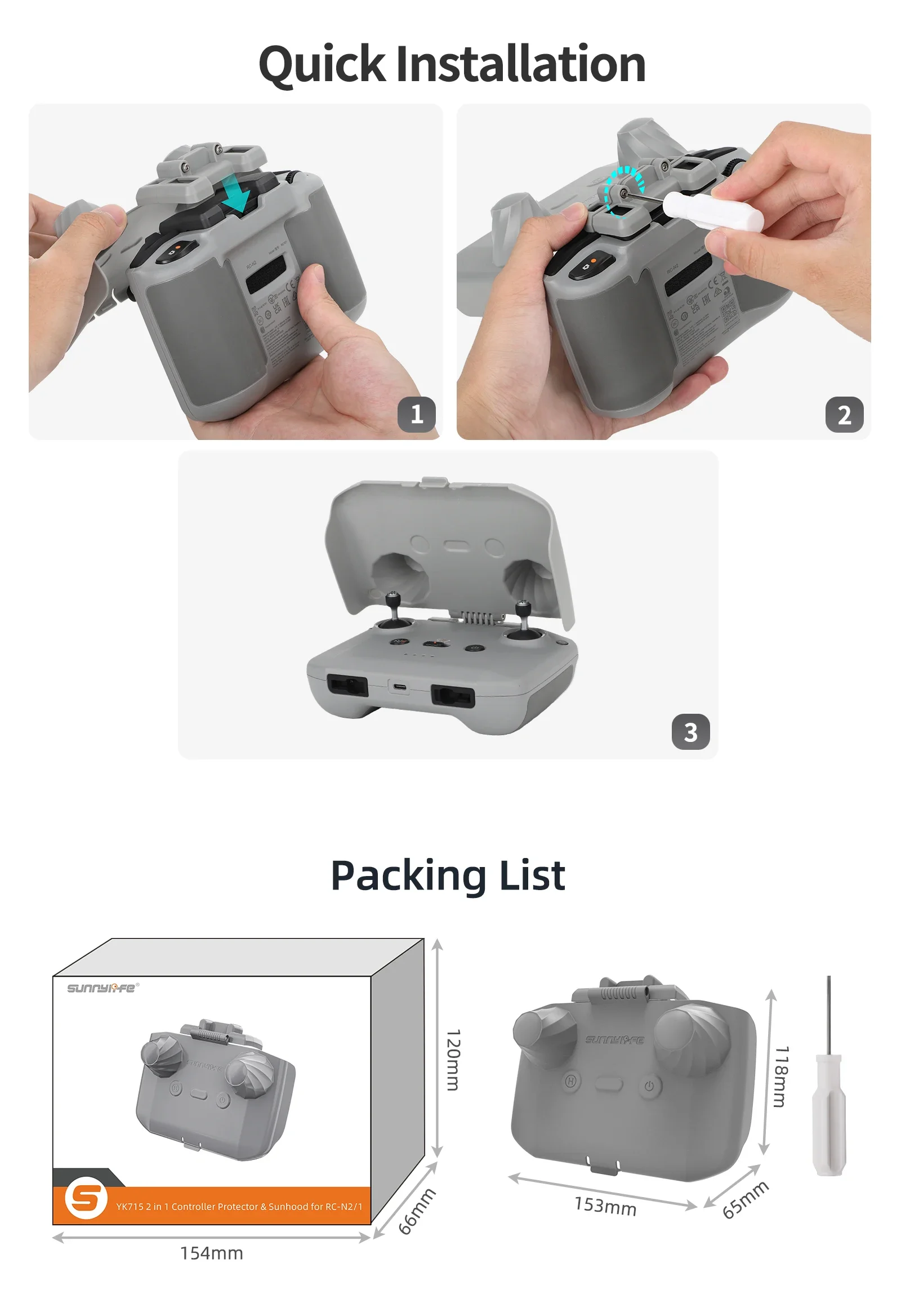 2 in 1 Controller Protector Su - Drone Rc Pro 2 recensie en prijs