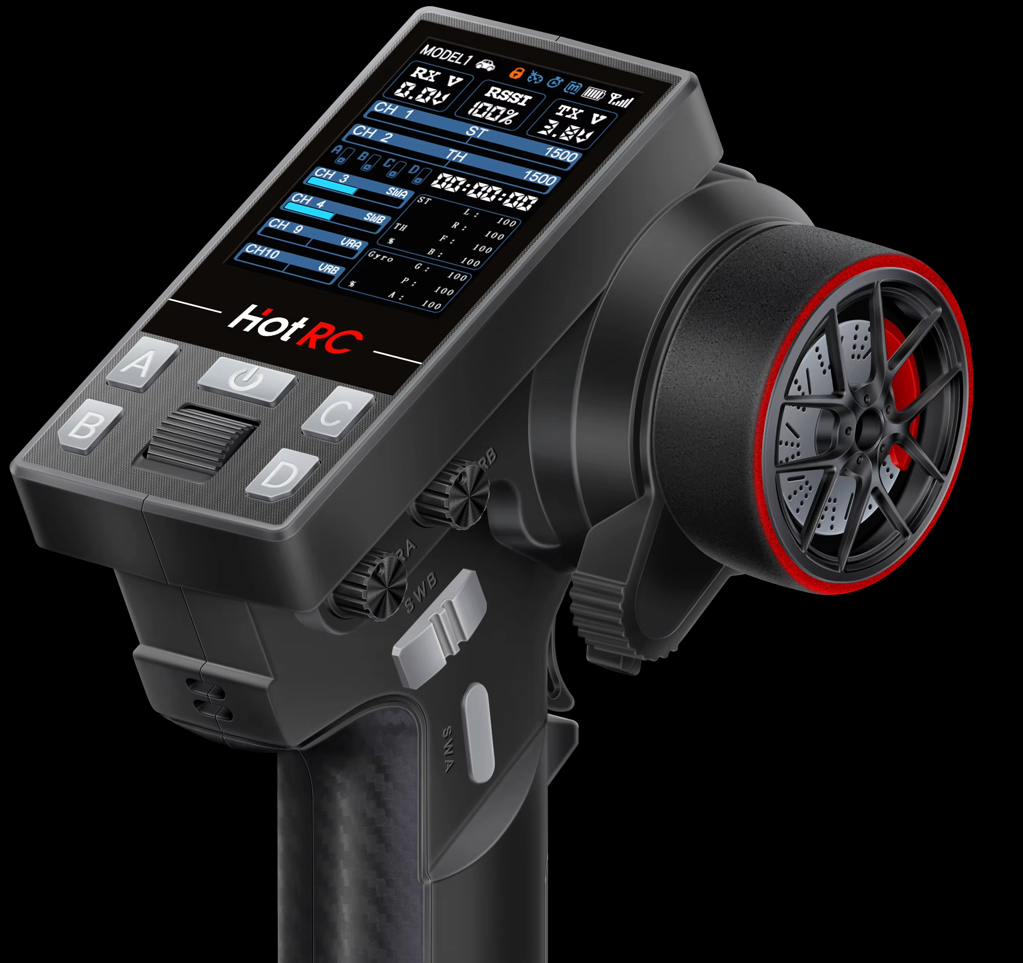 HotRC CT-10B 10Ch 2.4Ghz RC Tr - Telemetry Module Rc recensie en prijs