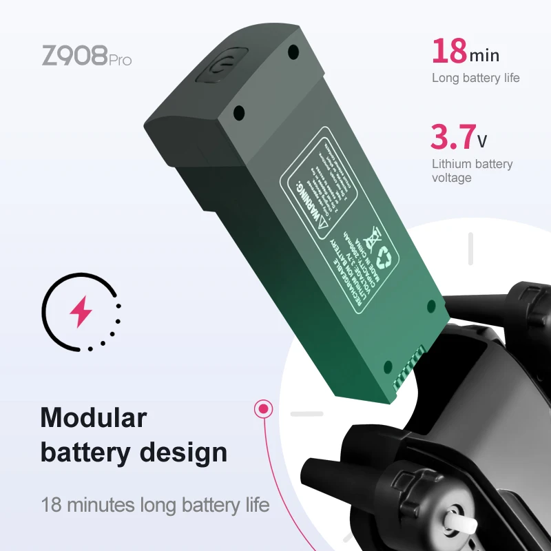Z908 Pro Max Dron Battery 3.7V - Drone Rc Pro 2 recensie en prijs