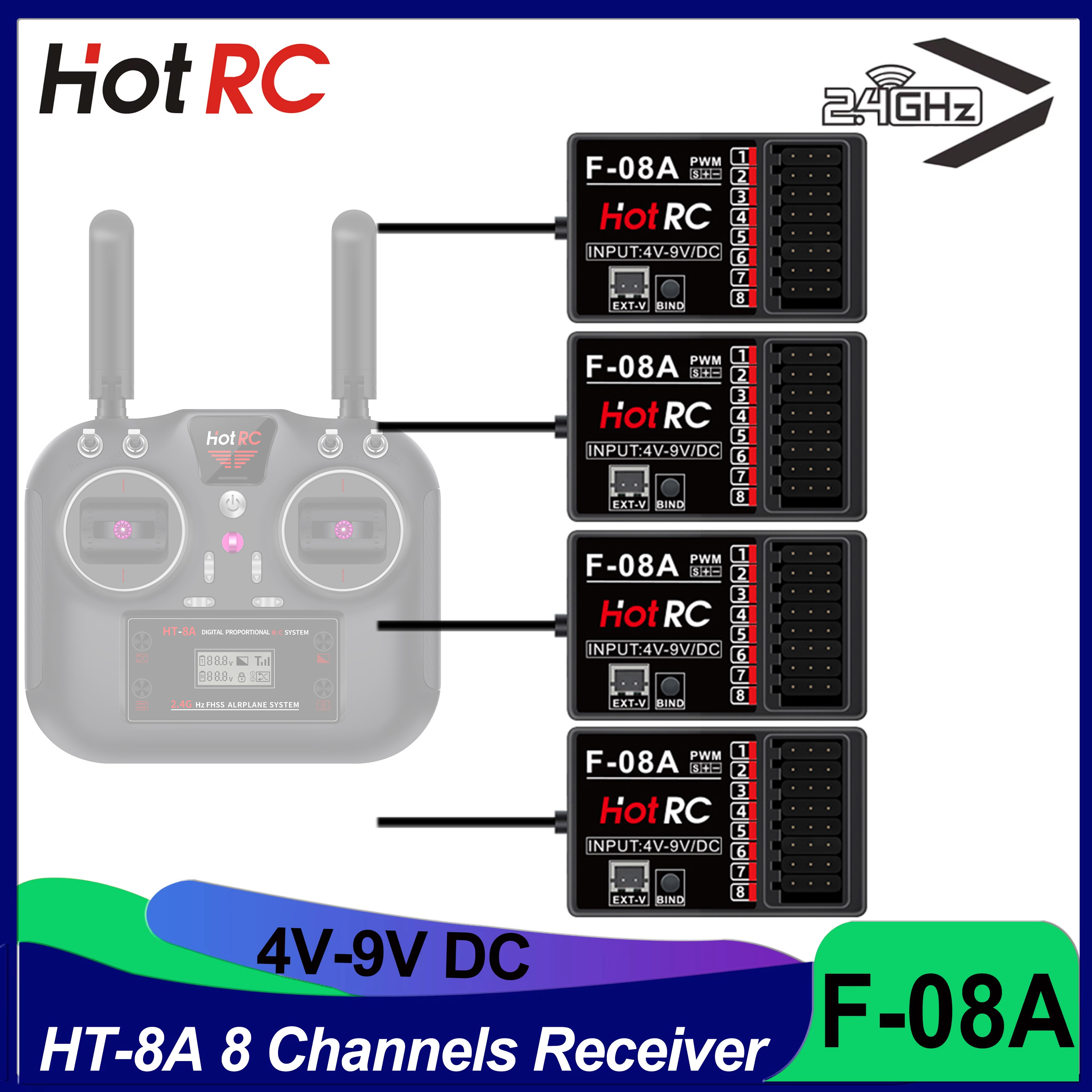 HOTRC RC Model Parts 8 Channel - Drone Rc Leading recensie en prijs
