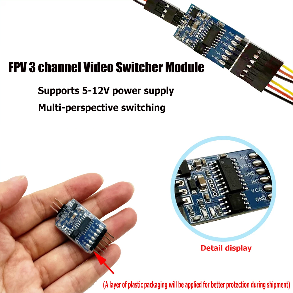 5.8G 3 Channel Video Switcher  - Rc Motor Drone recensie en prijs