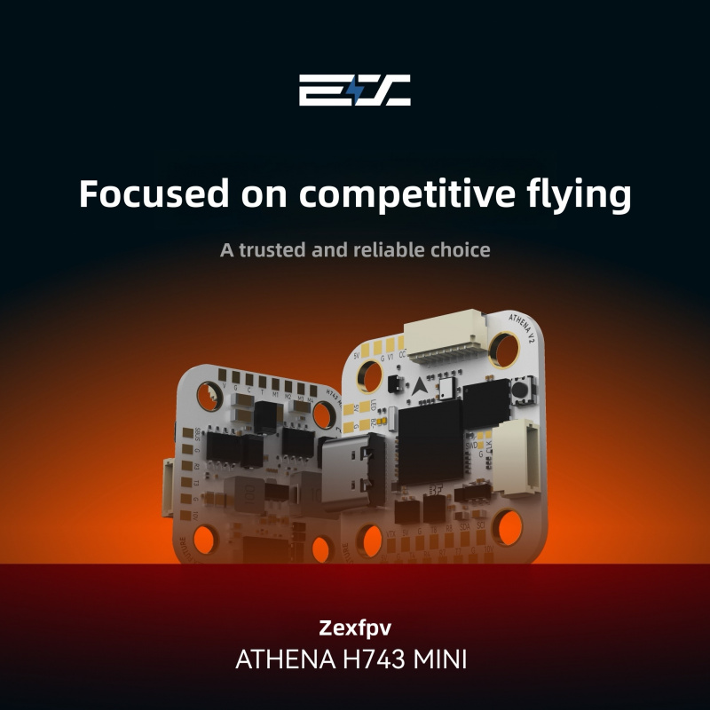 ZEX ATHENA H743 Mini Flight Co - Betaflight Flight Controller recensie en prijs