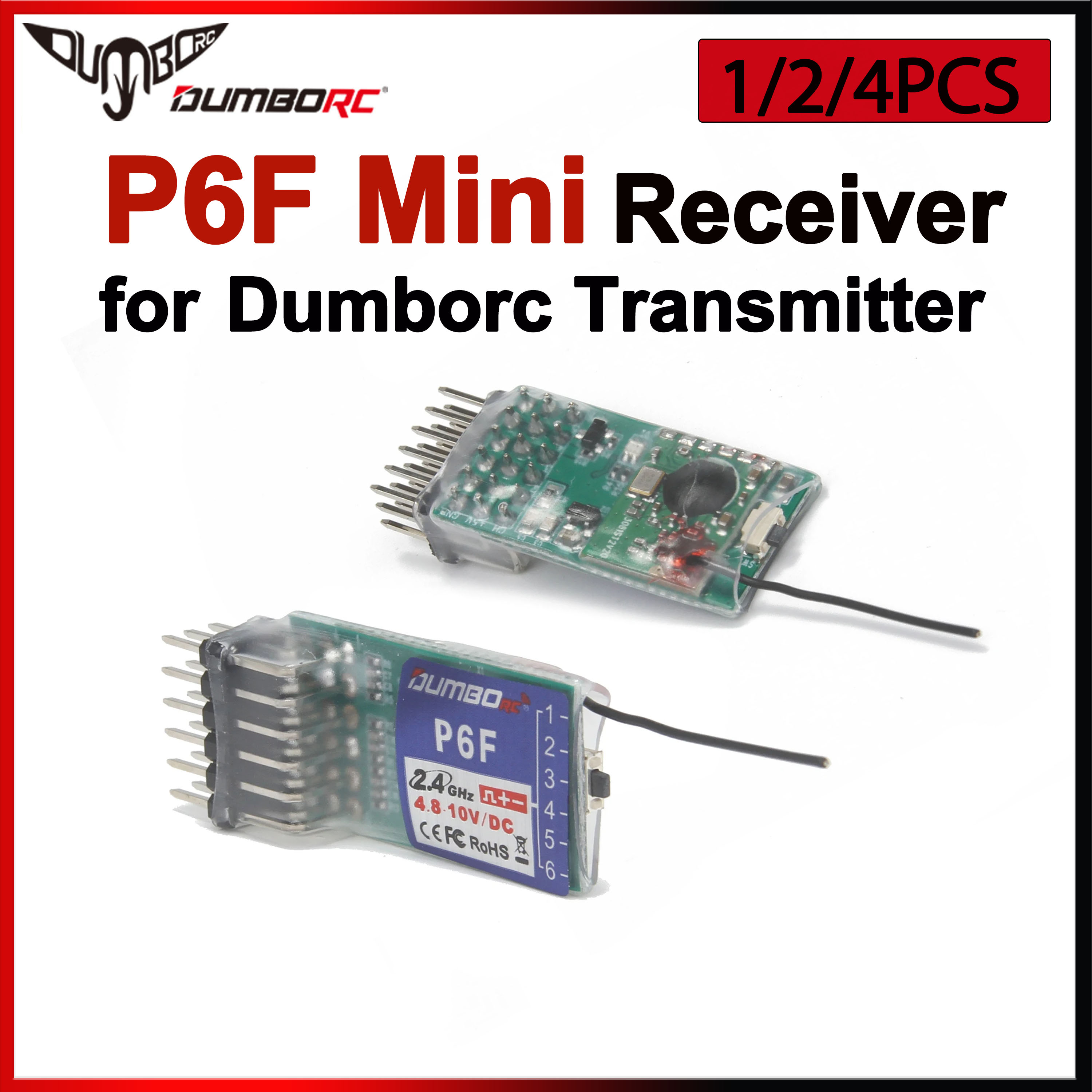 DUMBORC P6F Mini Receiver 6CH  - Telemetry Module Rc recensie en prijs