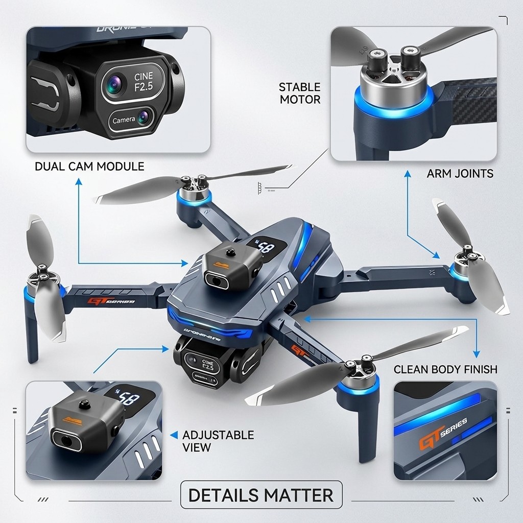 New GT8 Drone Professional 8K  - Drone Gps Rc Tt36 recensie en prijs