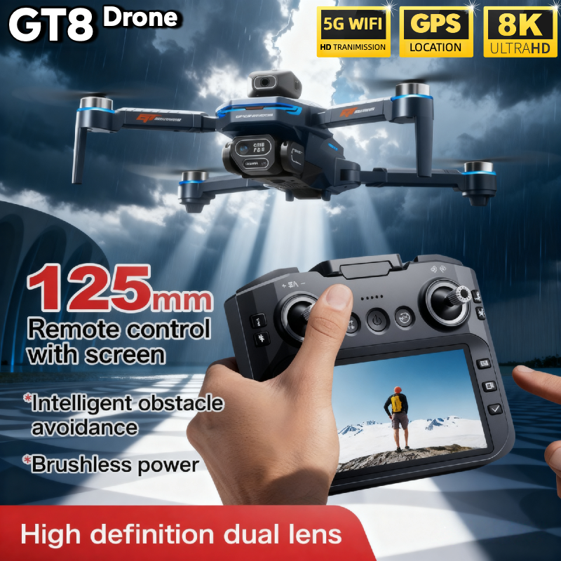 For Genuine GT8 Drone 4K Profe - Drone Gps Rc Tt36 recensie en prijs