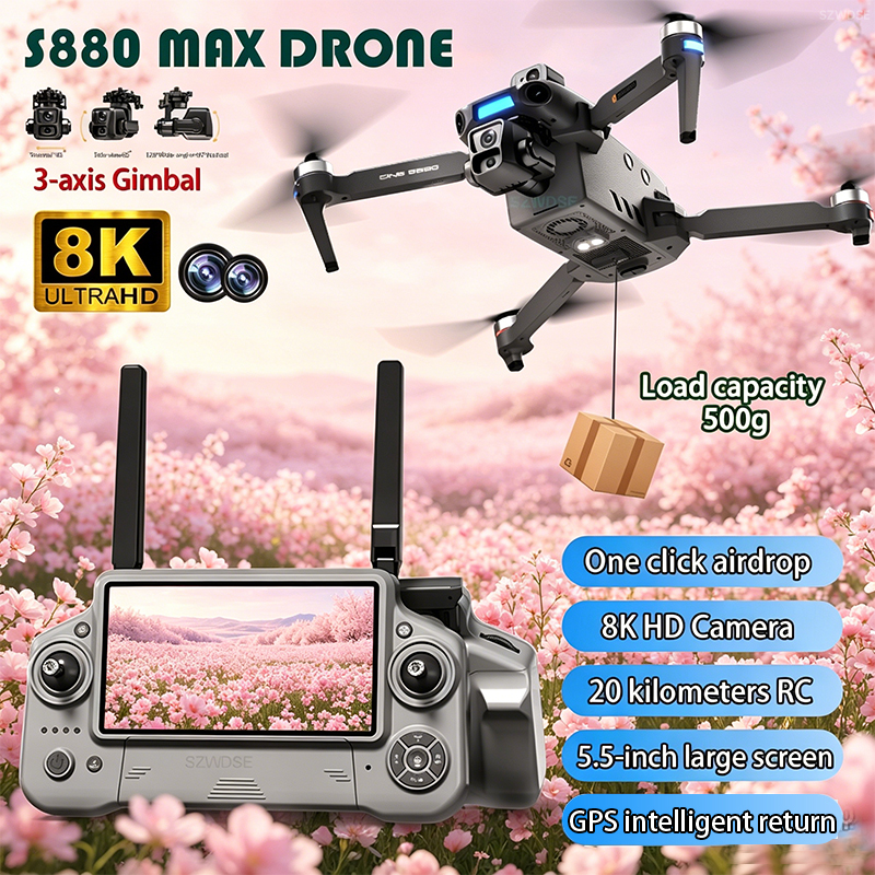 2026 New 8K Dual Camera Drone  - Drone Rc Gps recensie en prijs
