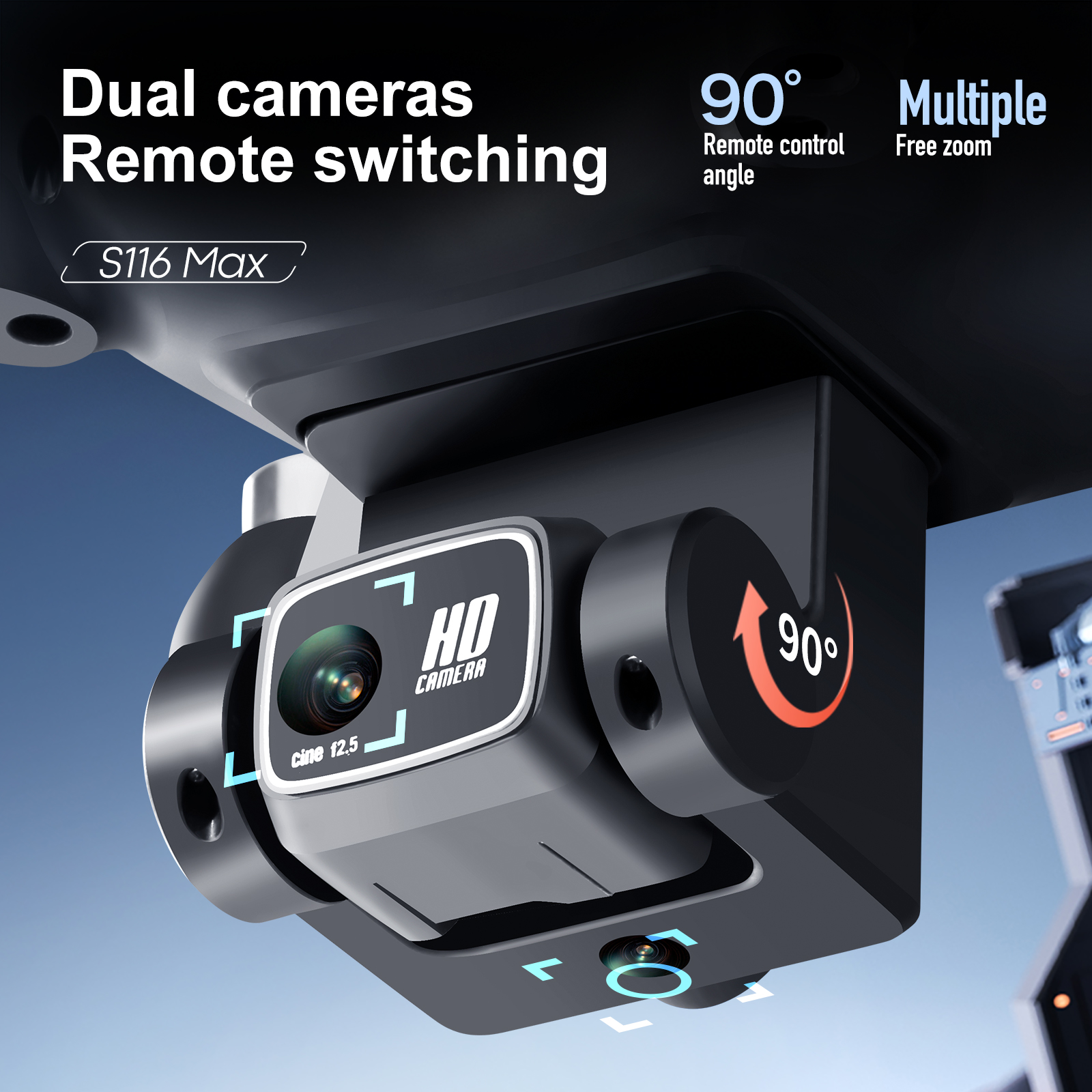 S116 MAXupgraded large-screen  - Drone Rc S116 recensie en prijs