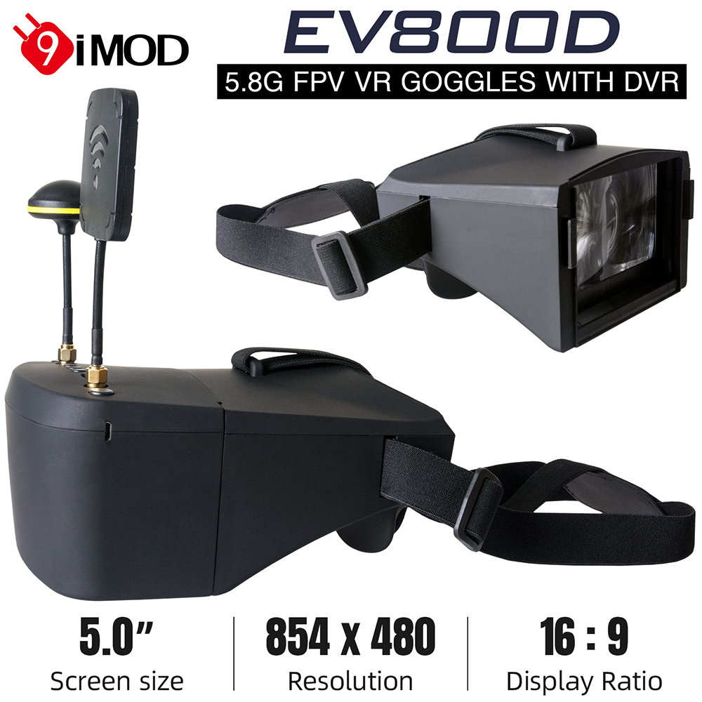 9IMOD LS-800D 5.8G 40CH FPV Go - Fpv Goggles Headset recensie en prijs