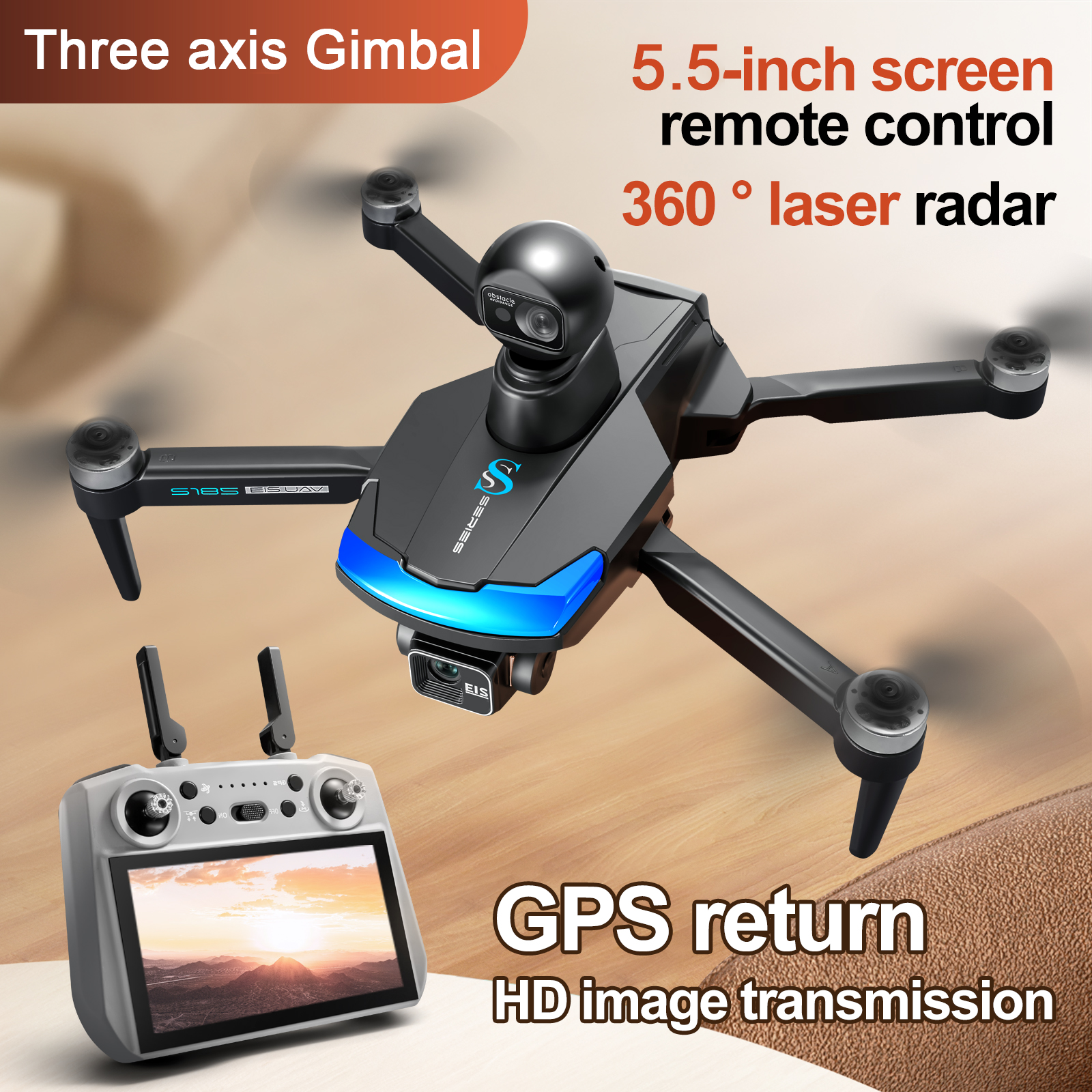 S185 GPS Drone With 5.5inch To - Drone Gps Rc Tt36 recensie en prijs