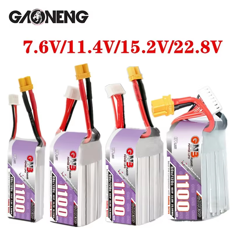GNB 1100mAh 2S 3S 4S 6S 60C/12 - Drone Rc Leading recensie en prijs