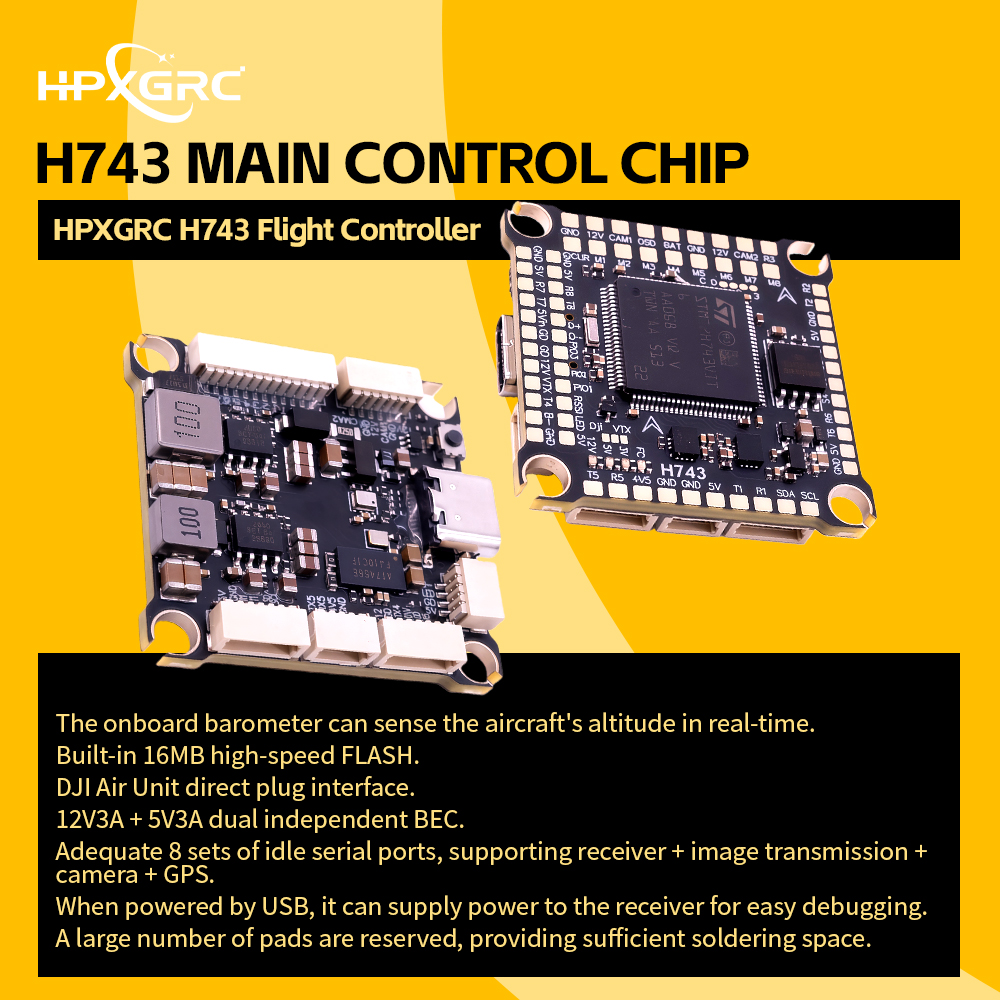 HPXGRC H743 Flight Controller  - Betaflight Flight Controller recensie en prijs