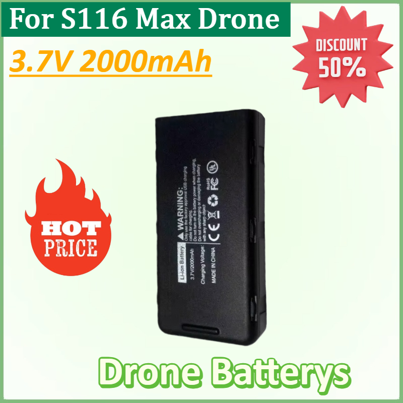 New S116 3.7V 2000mAh Intellig - Drone Rc S116 recensie en prijs