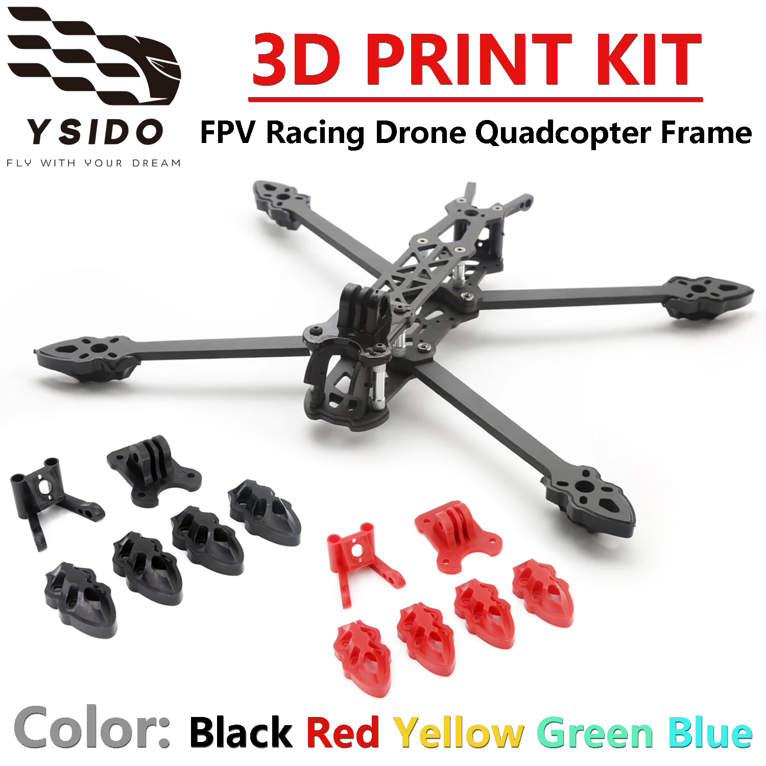 Mark4 5inch / 7inch FPV Frame  - 3D Printed Drone Part recensie en prijs