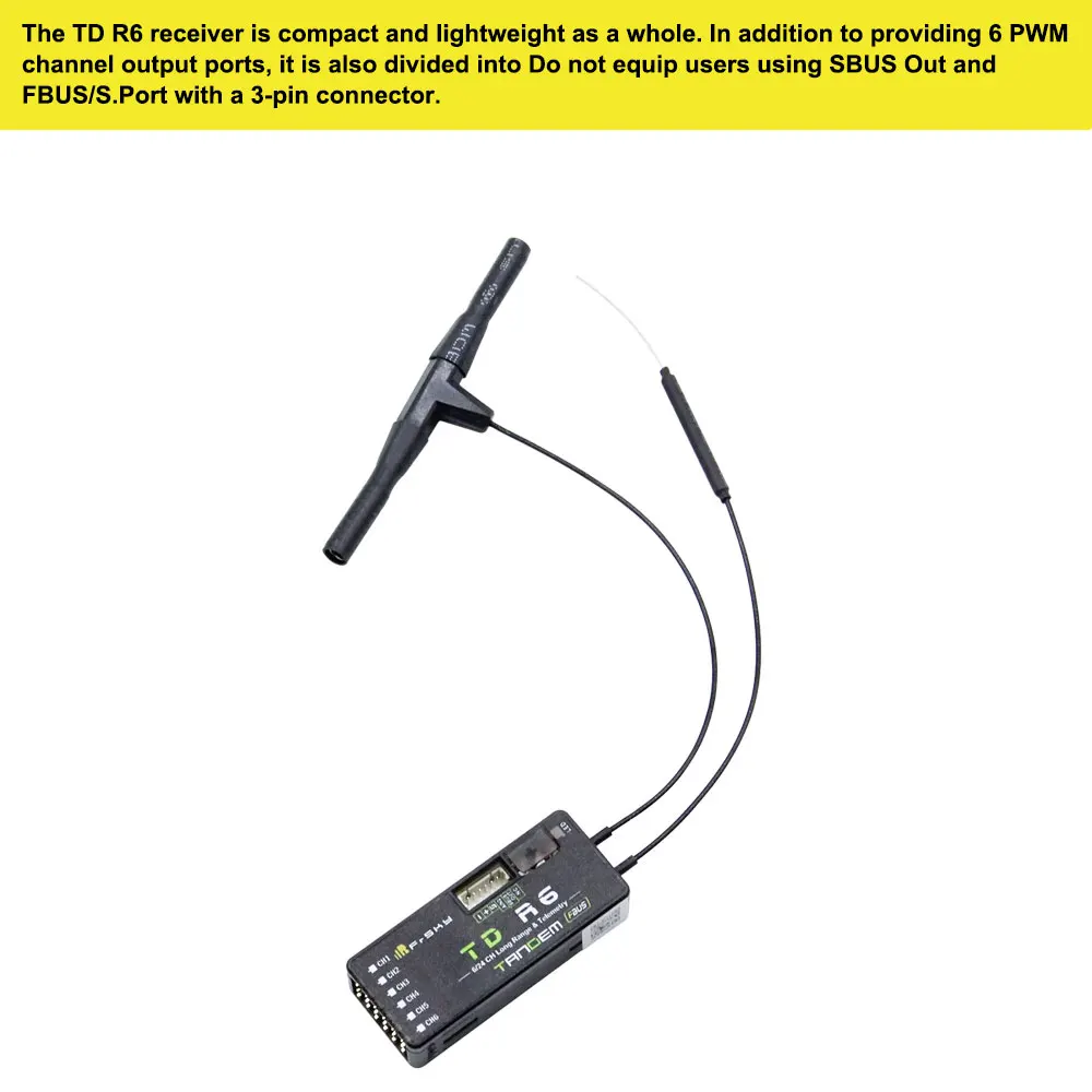 FrSky TD R6 2.4G/900MHz Dual F - Frsky Receiver Module recensie en prijs
