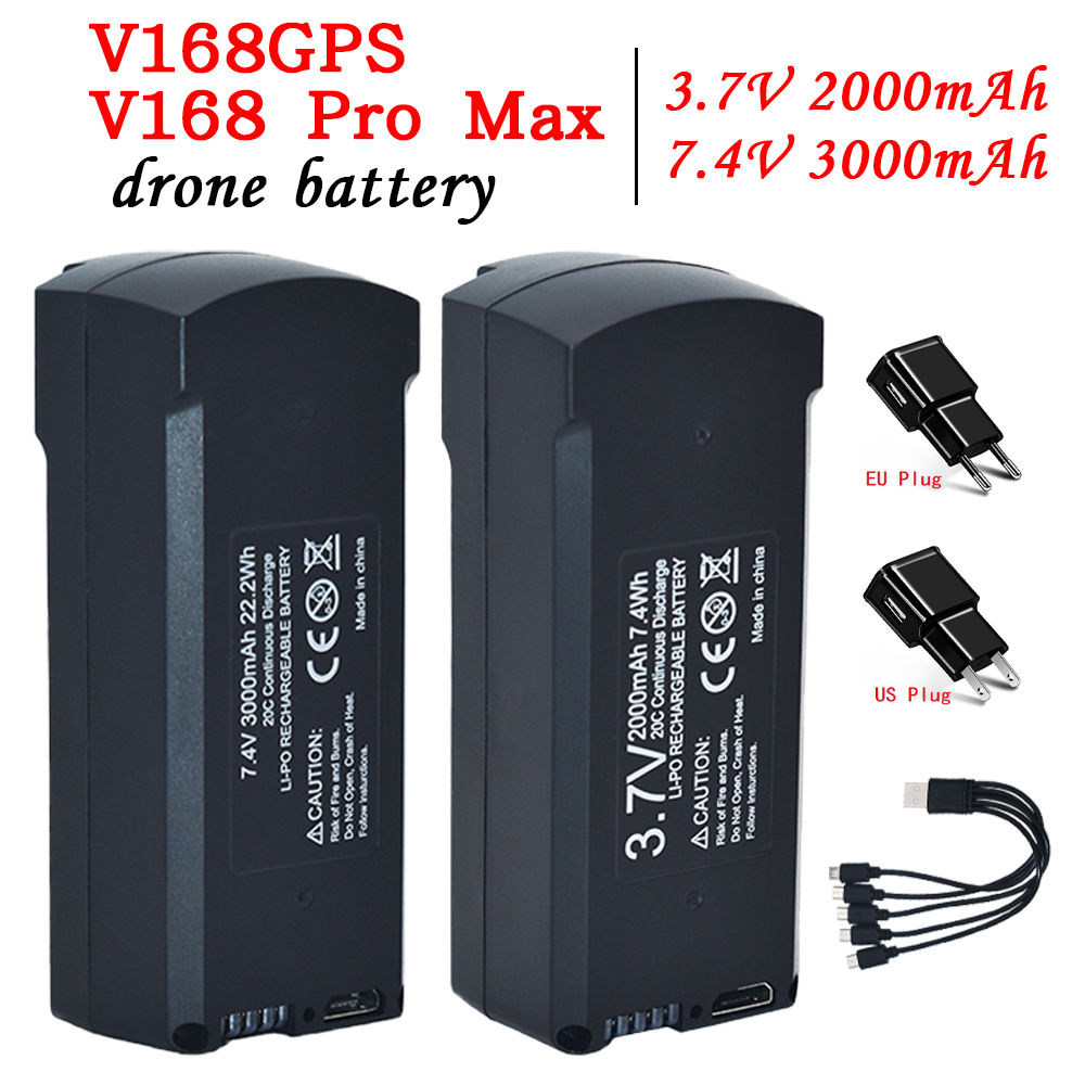 GPS V198 7.4V 3000mAh Battery  - Drone Rc Pro 2 recensie en prijs